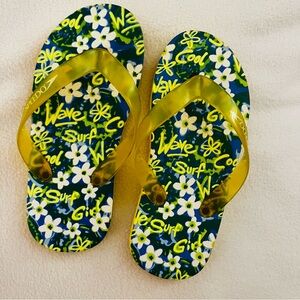 Speedo Kids Flip Flops - Yellow and Blue